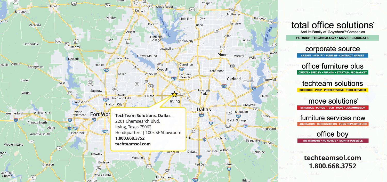 Map Chemsearch in the Metroplex