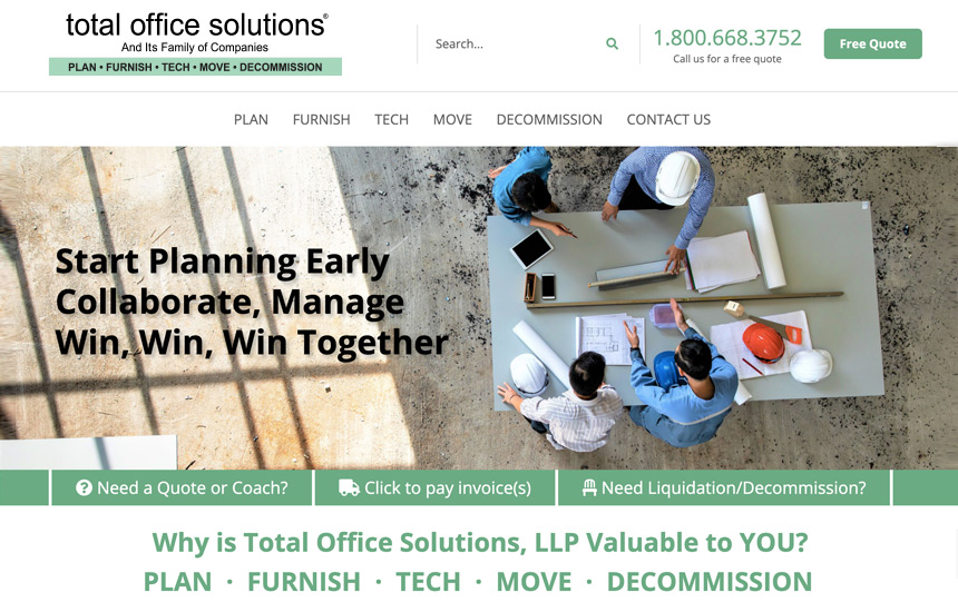Total Office Solutions site